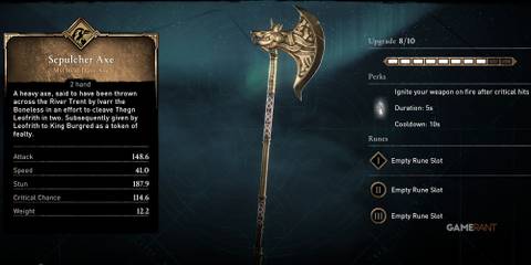 Assassin's Creed Valhalla Sepulcher Axe