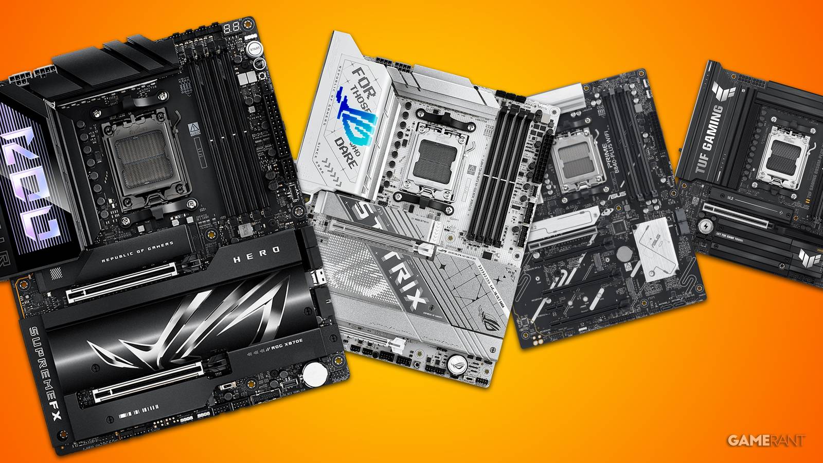 Asus Announces AMD X870E, X870, B850, and B840 Motherboards for Ryzen 9000 Processors