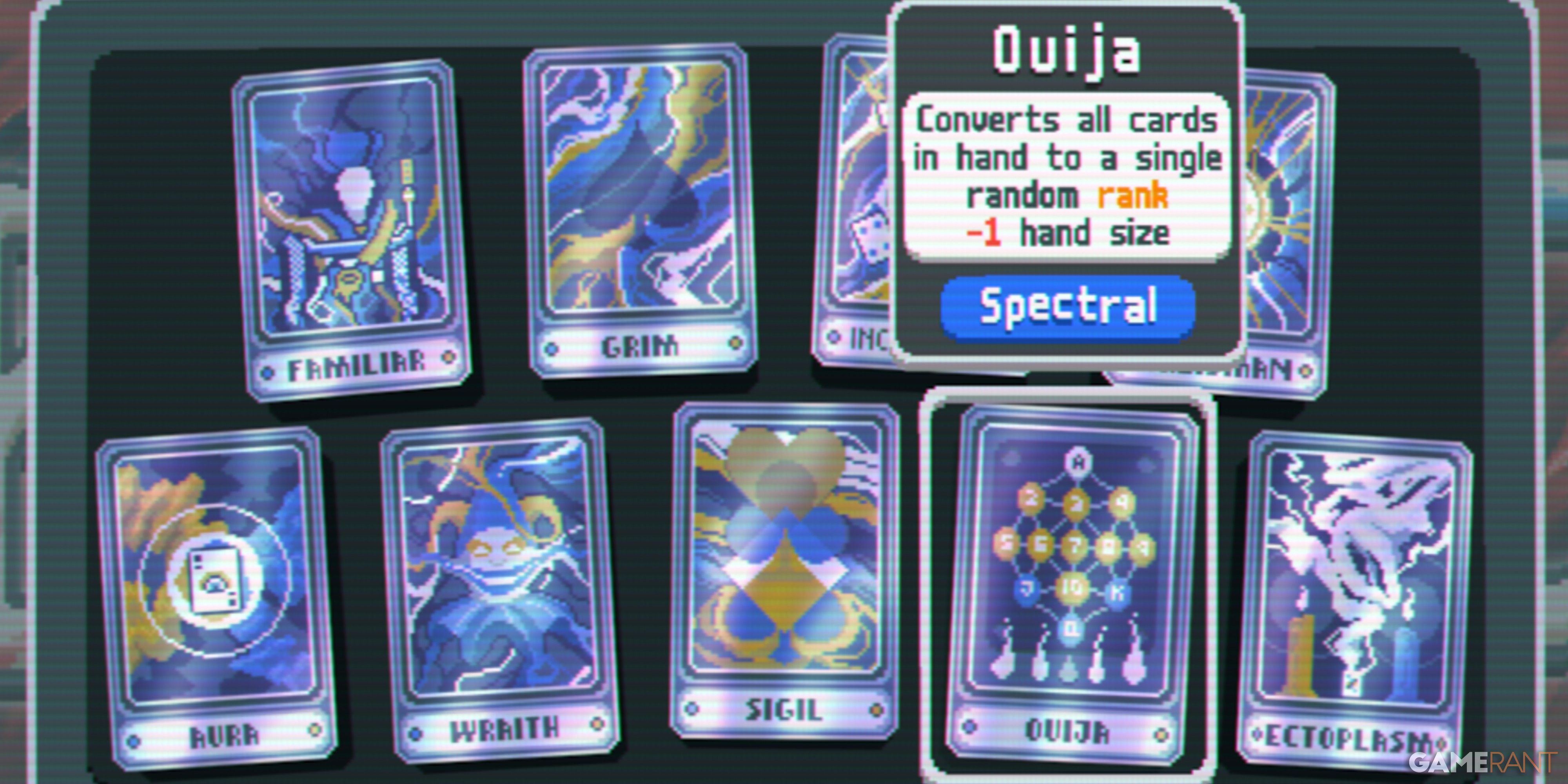 Balatro Ouija Spectral Card