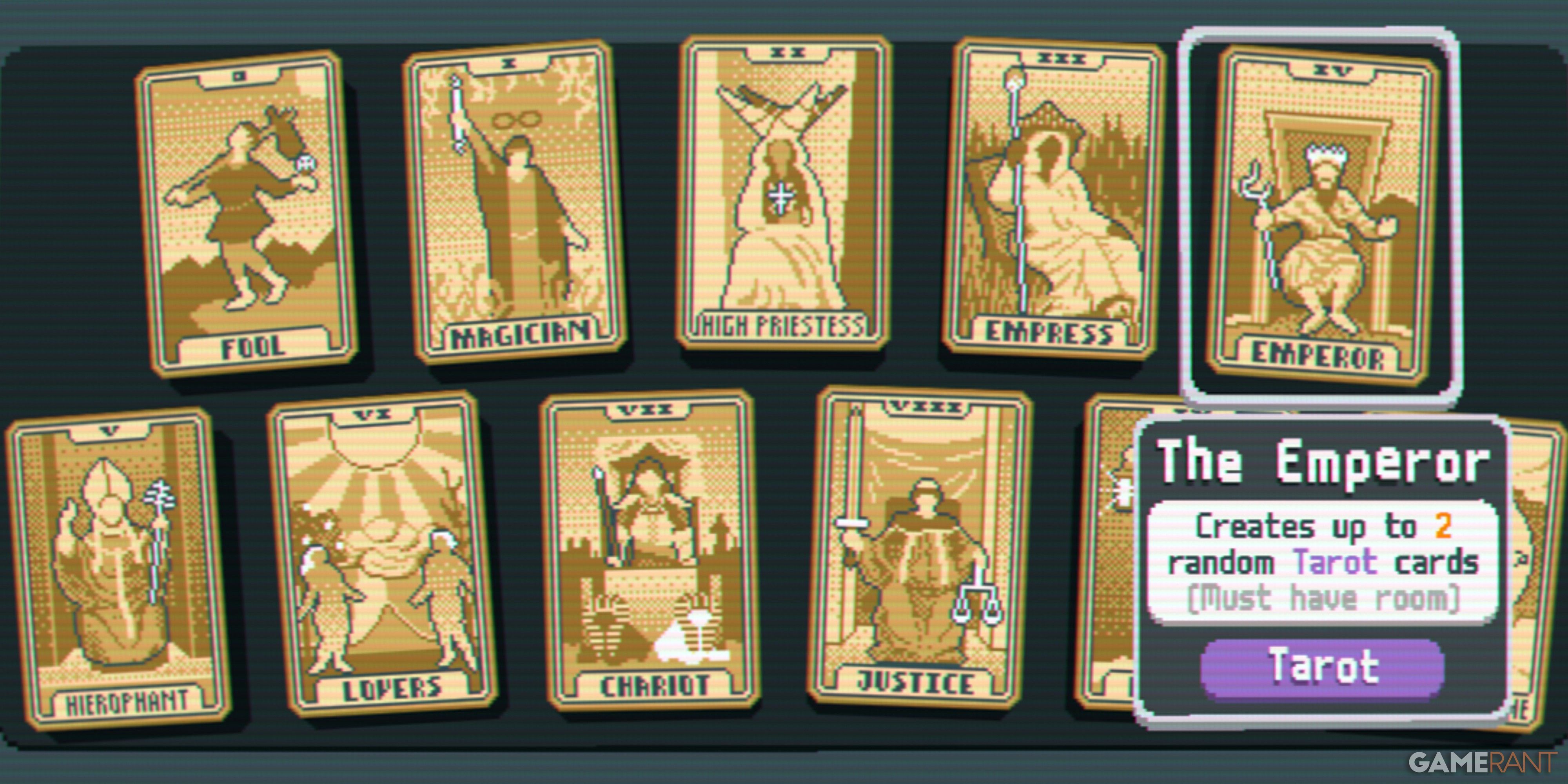 Balatro The Emperor Tarot