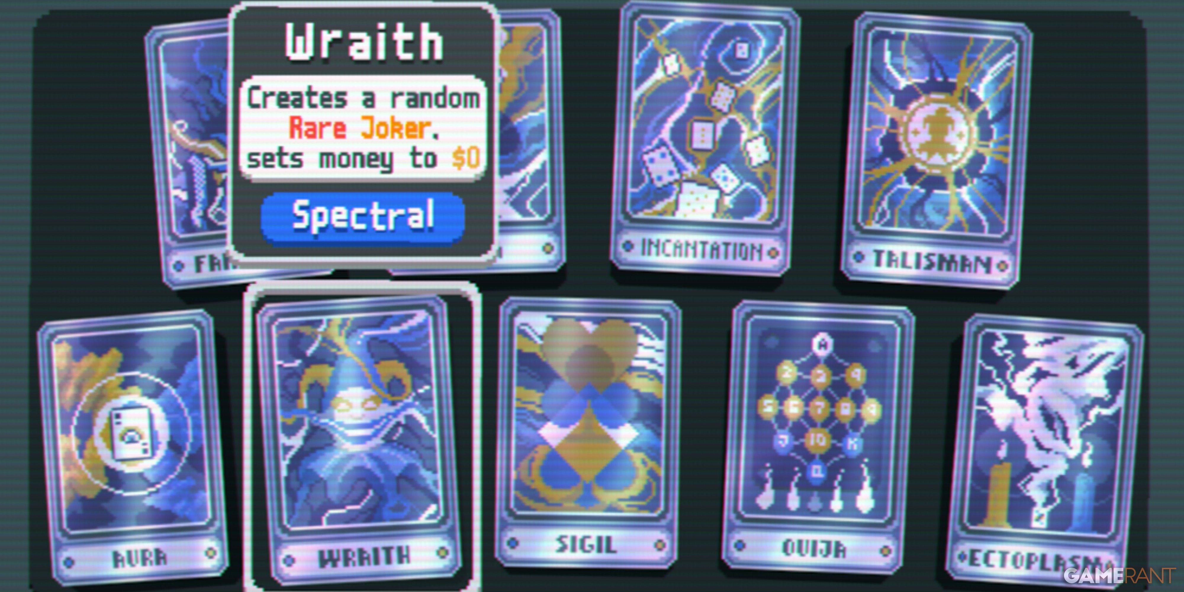 Balatro Wraith Spectral Card