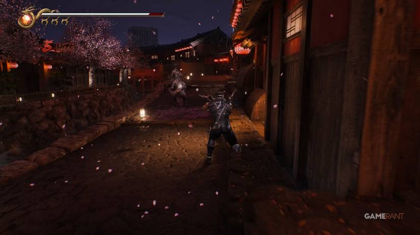 cherry blossom fighting ninja gaiden 2 black