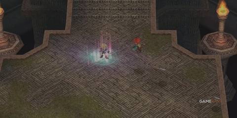 Chester Boss Fight Charging up Ys Memoire_ The Oath in Felghana