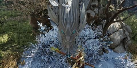 Showcasing the Winter Hero totem in Divinity - Original Sin 2