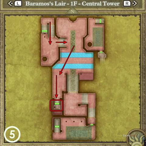 DQ3R-Baramos-Lair-Step-5-Central-Tower-Map