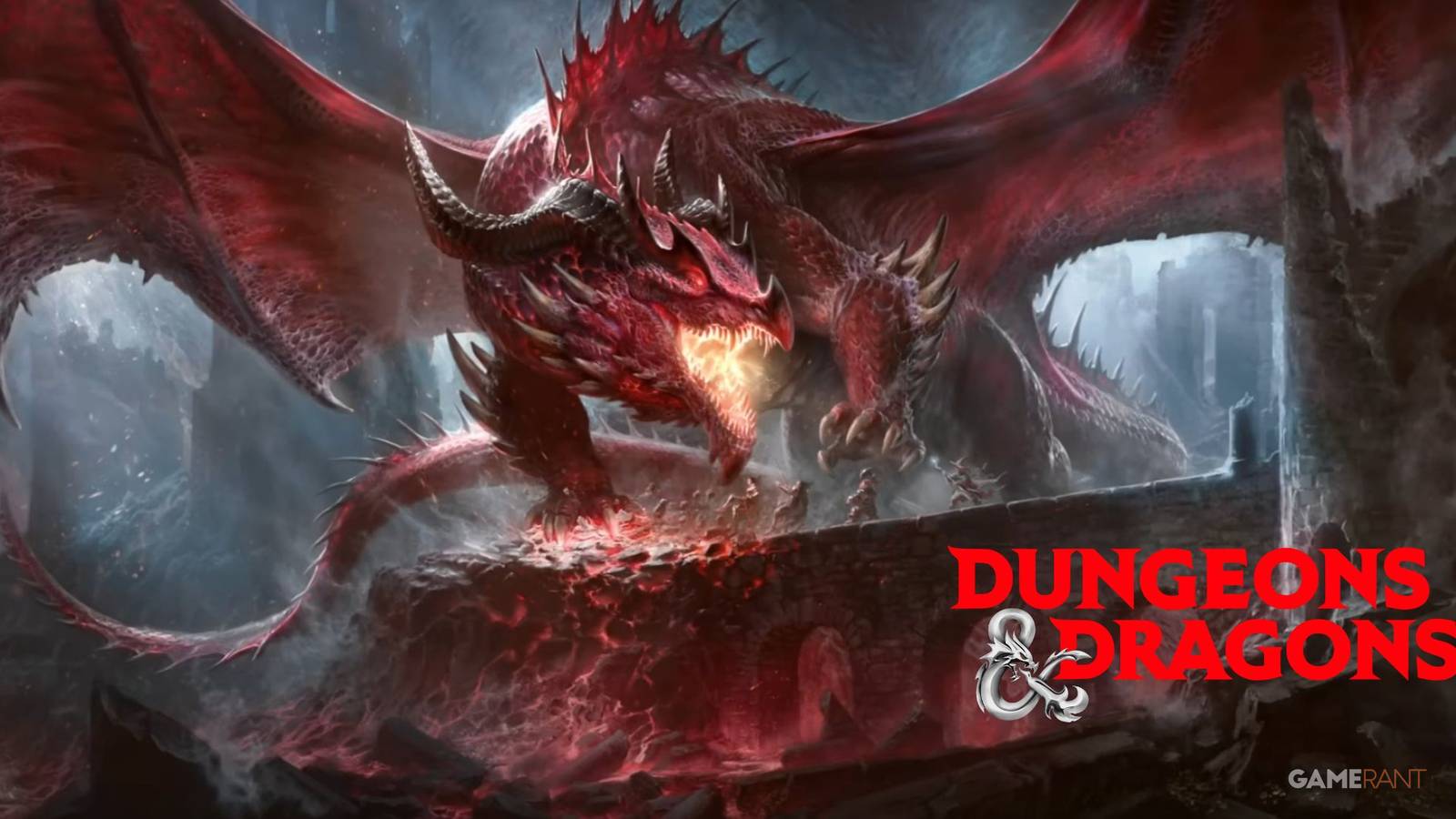 Official artwork from The Dragon Anthology featuring the Red Dragon redesign