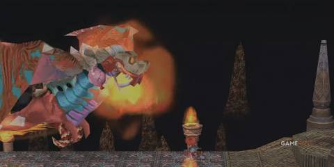 Fire Ball Gyalva Boss Fight Ys Memoire_ The Oath in Felghana