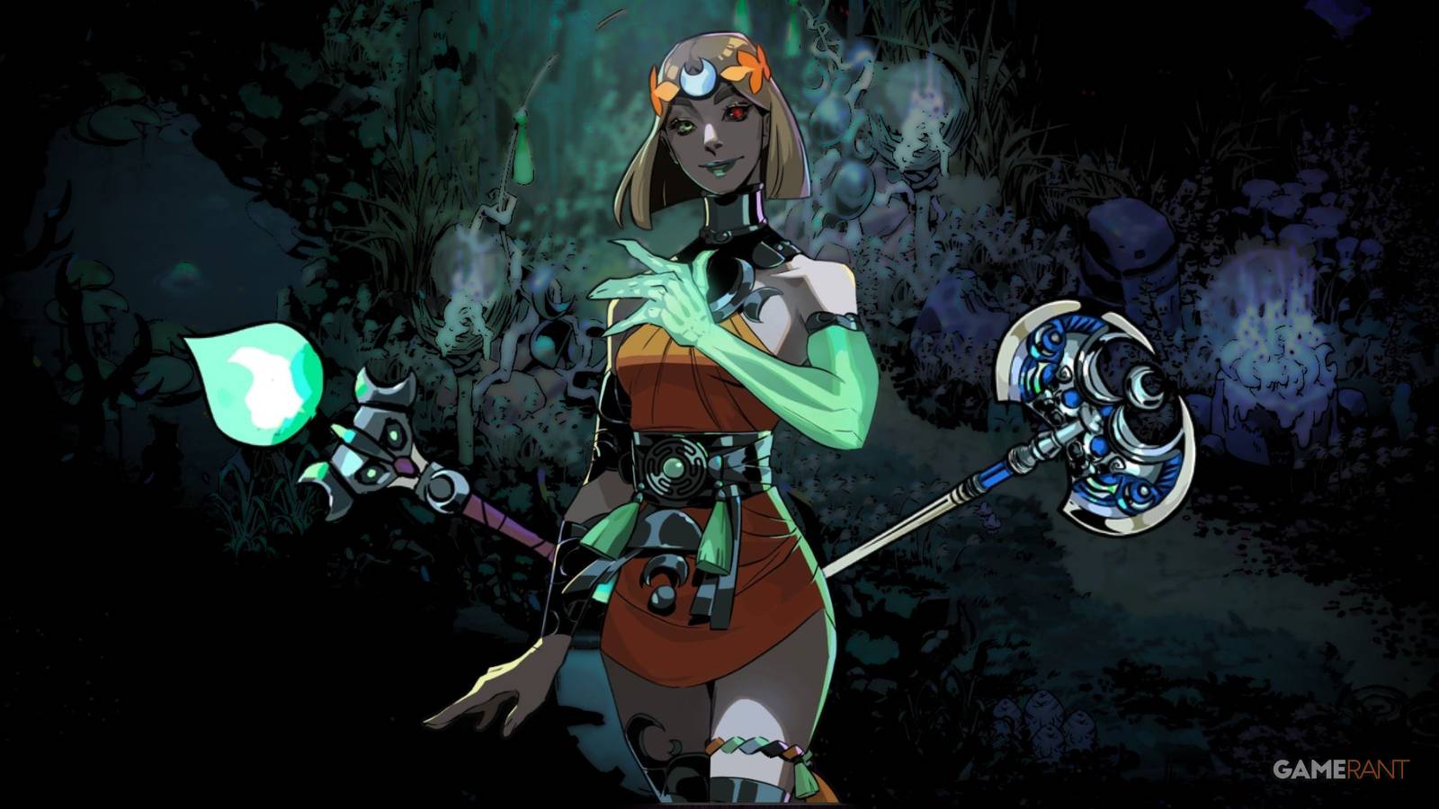 Hades 2 Melinoe Axe and Staff