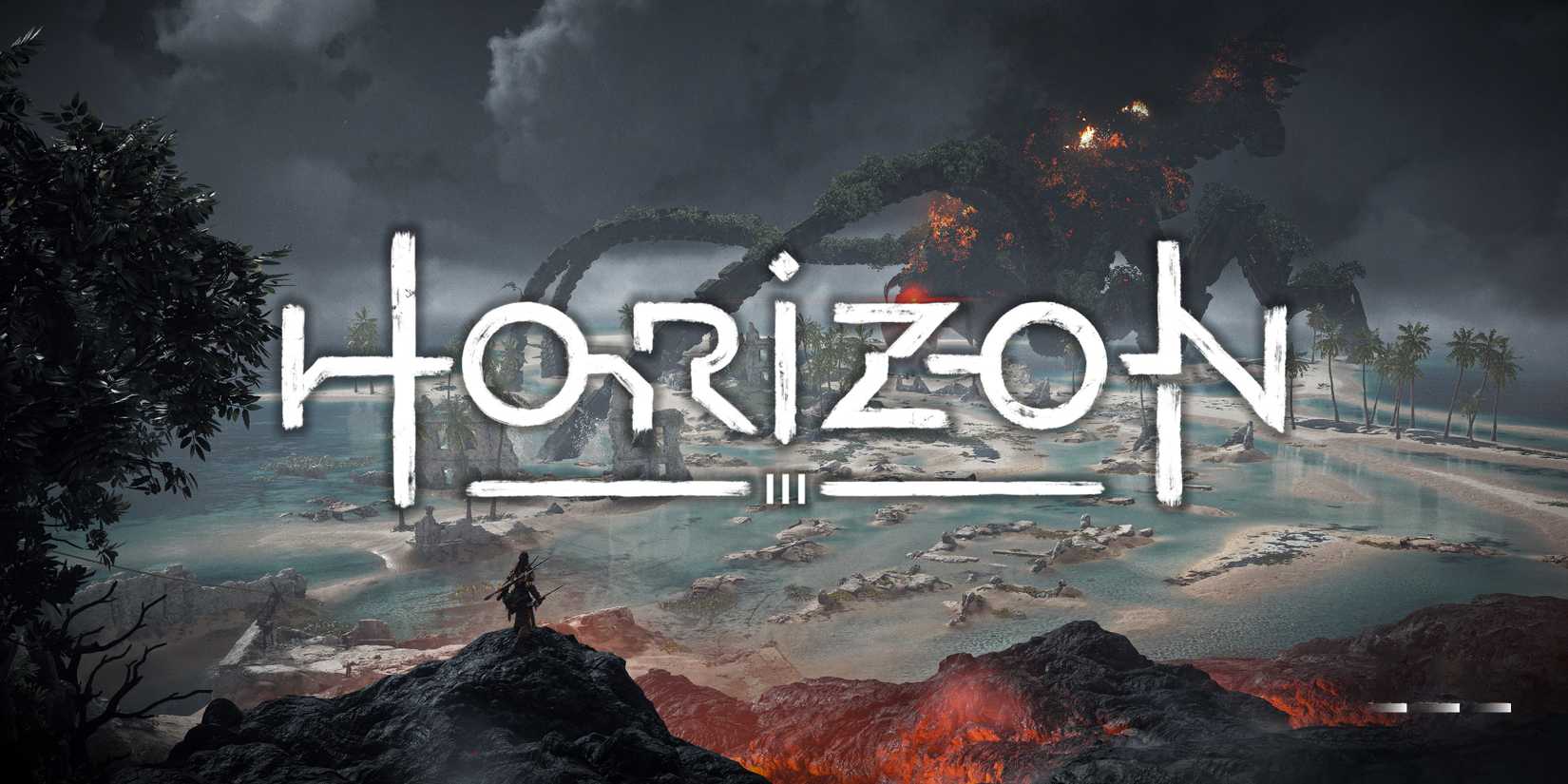 A Horus attacking the Burning Shores in Horizon 2's DLC