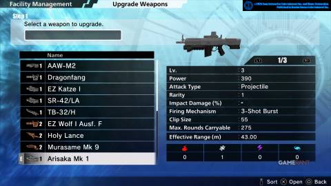 How To Upgrade Weapons In Freedom Wars Remastered 7