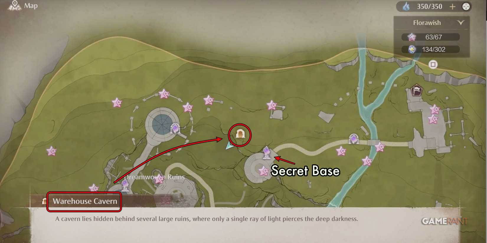 Infinity-Nikki-Herbal-Scent-Cavern-Map