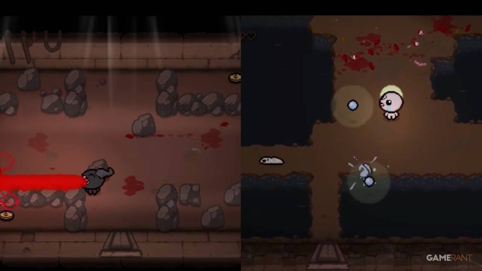 Split image of Brimstone and Godhead in The Binding Of Isaac: Rebirth