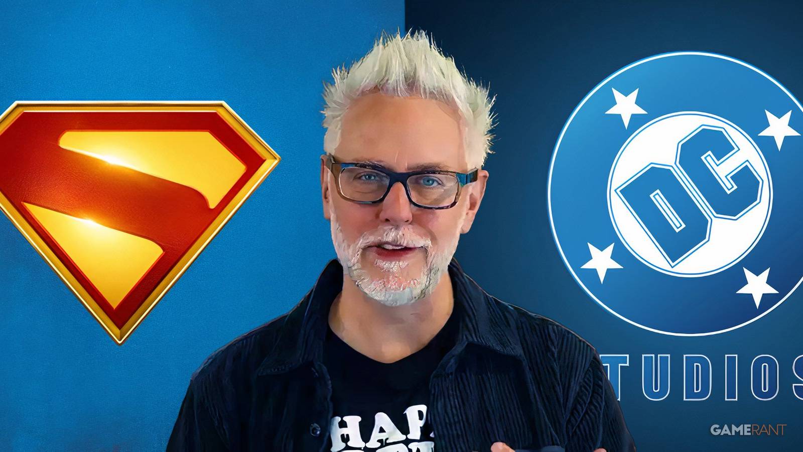 James Gunn Superman DC Studios logo