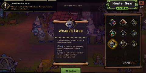 weapon strap for equipping two weapons in lost castle 2.