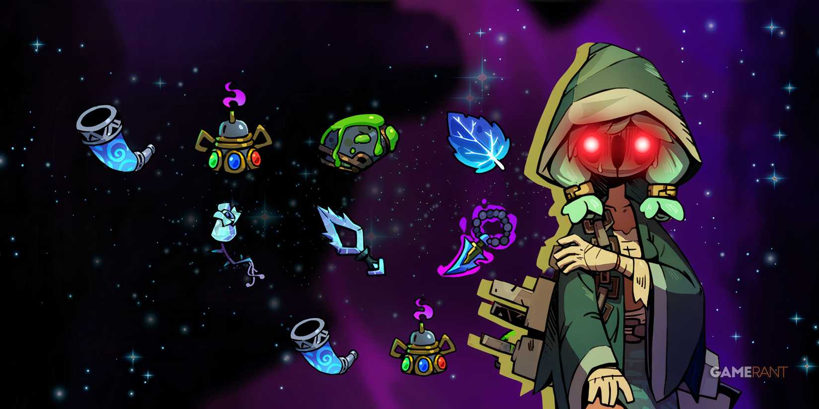 some weapons and pieces of equipment in lost castle 2.