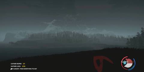 The Forest: 10 Tips For Designing The Best Base Player looks out at night across the sea towards the mountains