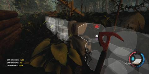 The Forest: 10 Tips For Designing The Best Base Player starts to build a stone wall