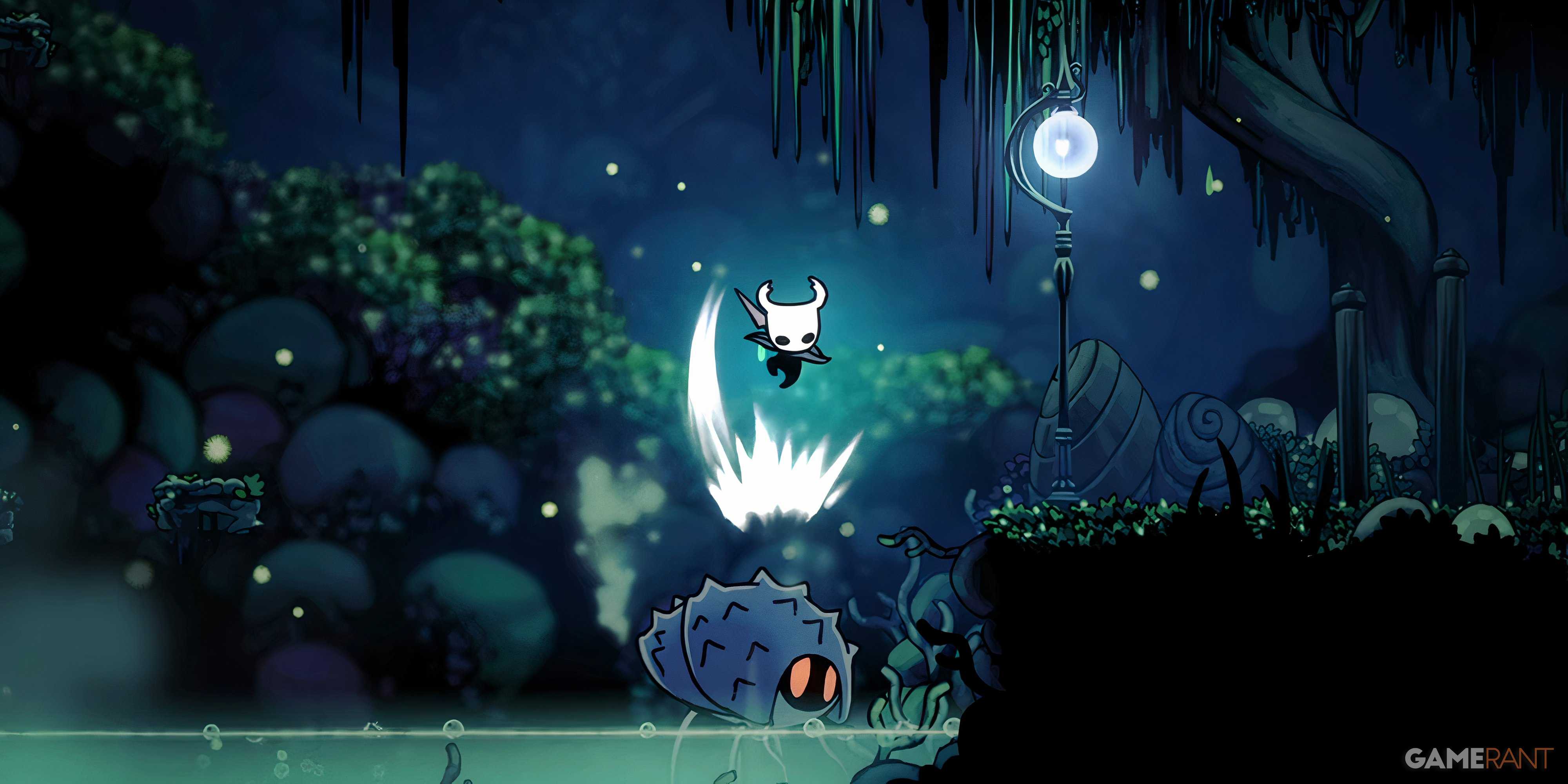 Hollow Knight: 10 Tips To Make The Game Easier The Knight Pogo's off a bug in Greenpath