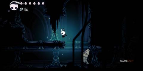 Hollow Knight: 10 Tips To Make The Game Easier The Knight doding a fluke enemy
