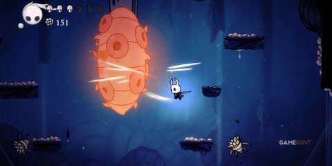 Hollow Knight: 10 Tips To Make The Game Easier The Knight attacks Flukemarm