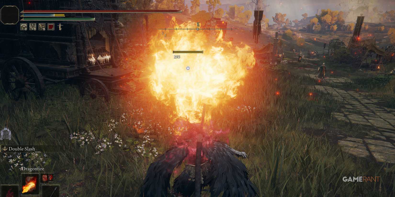 Elden Ring: 14 Best Flame Spells, Ranked PLayer breathes fire on a enemy