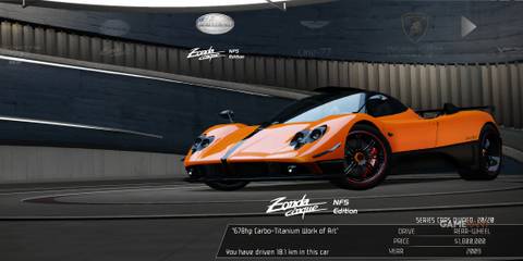 Need For Speed - Hot Pursuit Remastered - Pagani Zonda Cinque Roadster