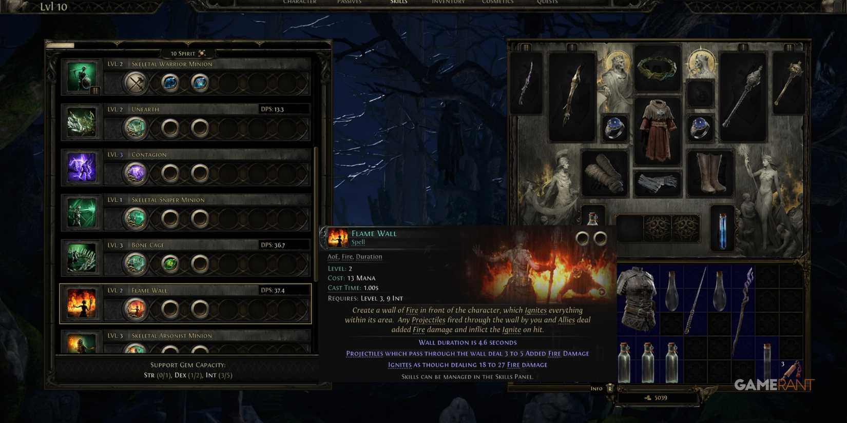 Flame Wall in Path Of Exile 2