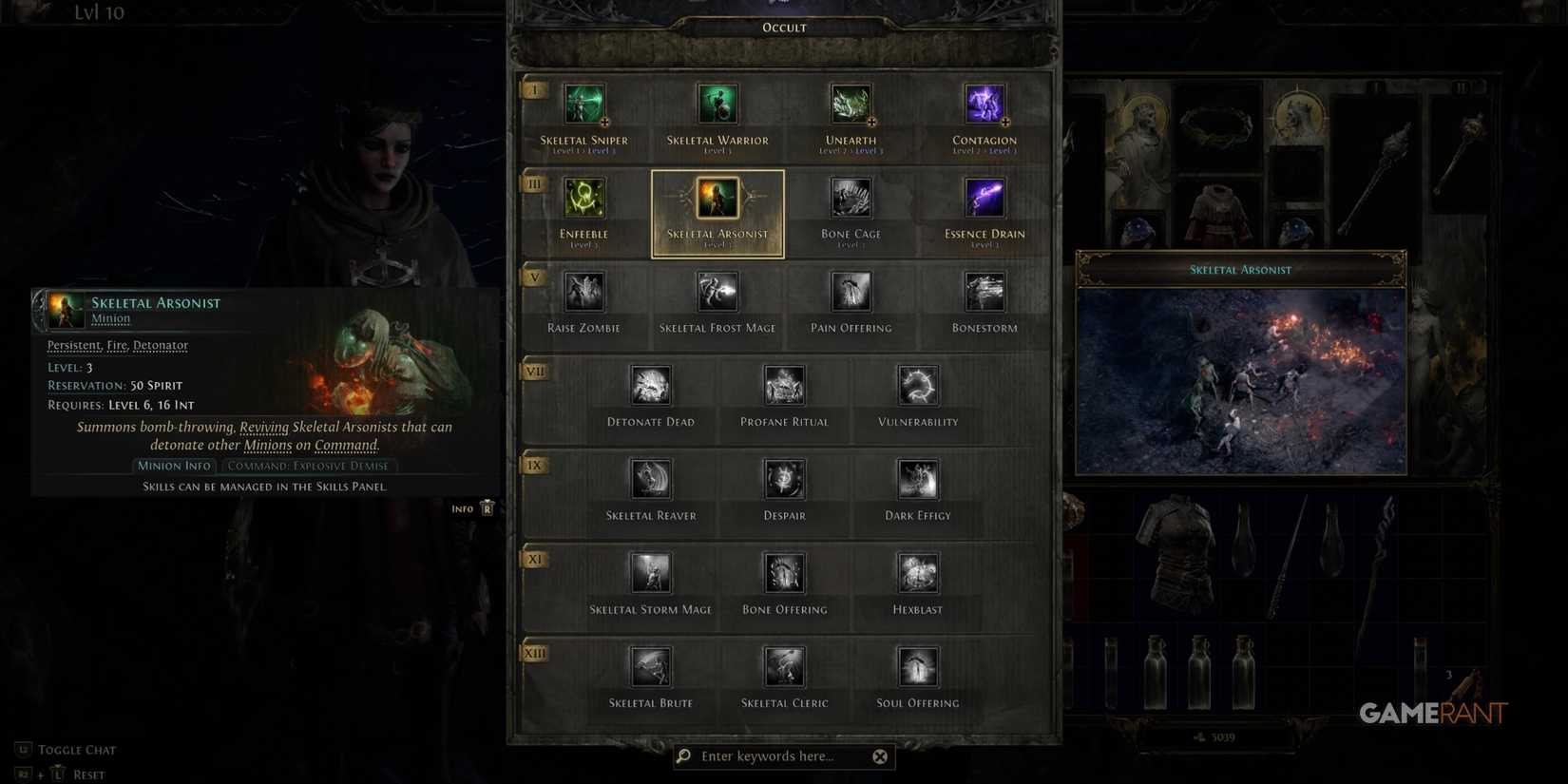 Skeletal Arsonist in Path of Exile 2