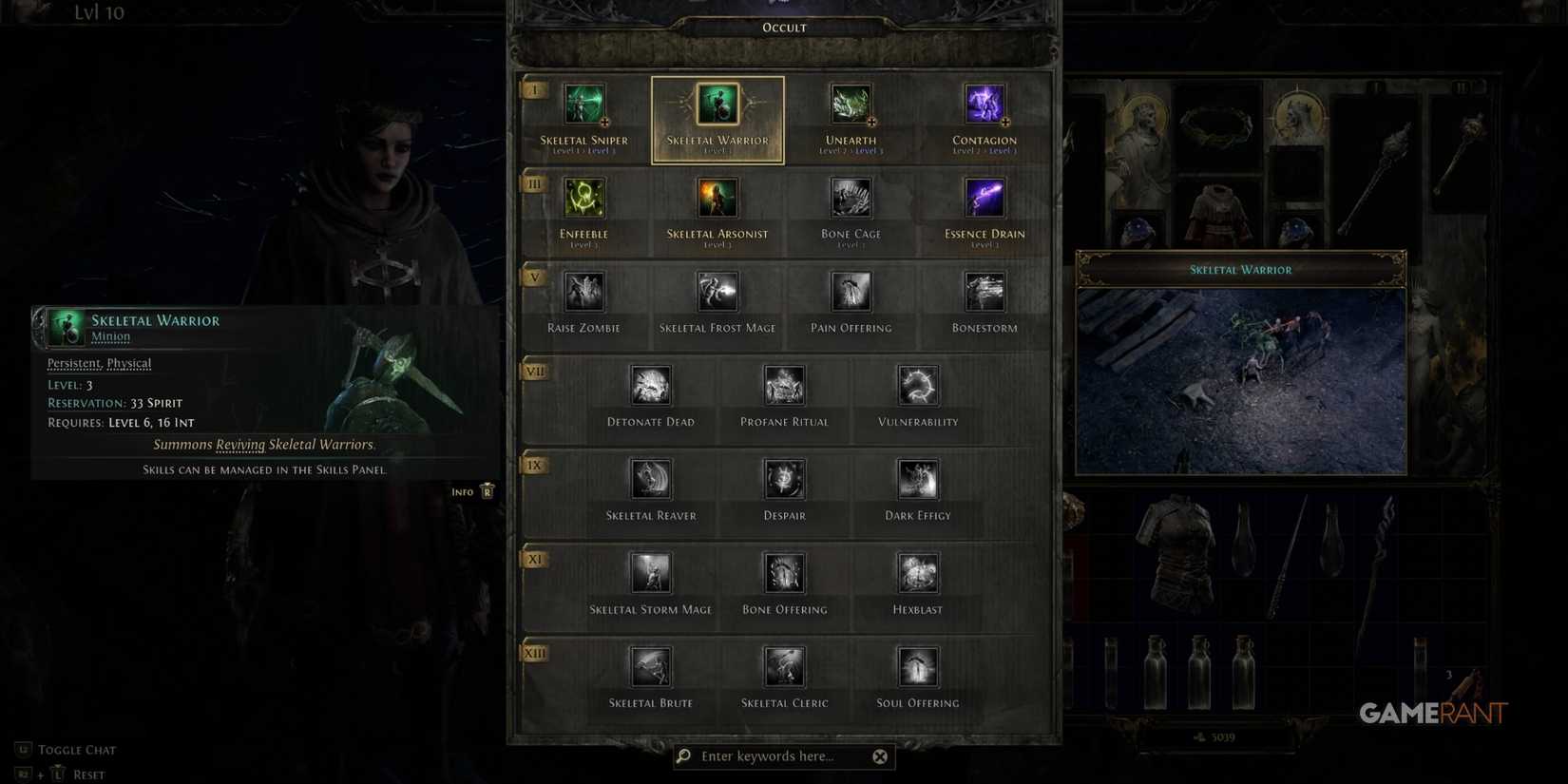 Skeletal Warrior in Path of Exile 2