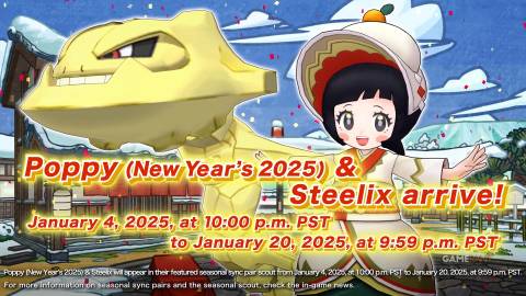 Pokemon Masters EX Poppy New Years 2025