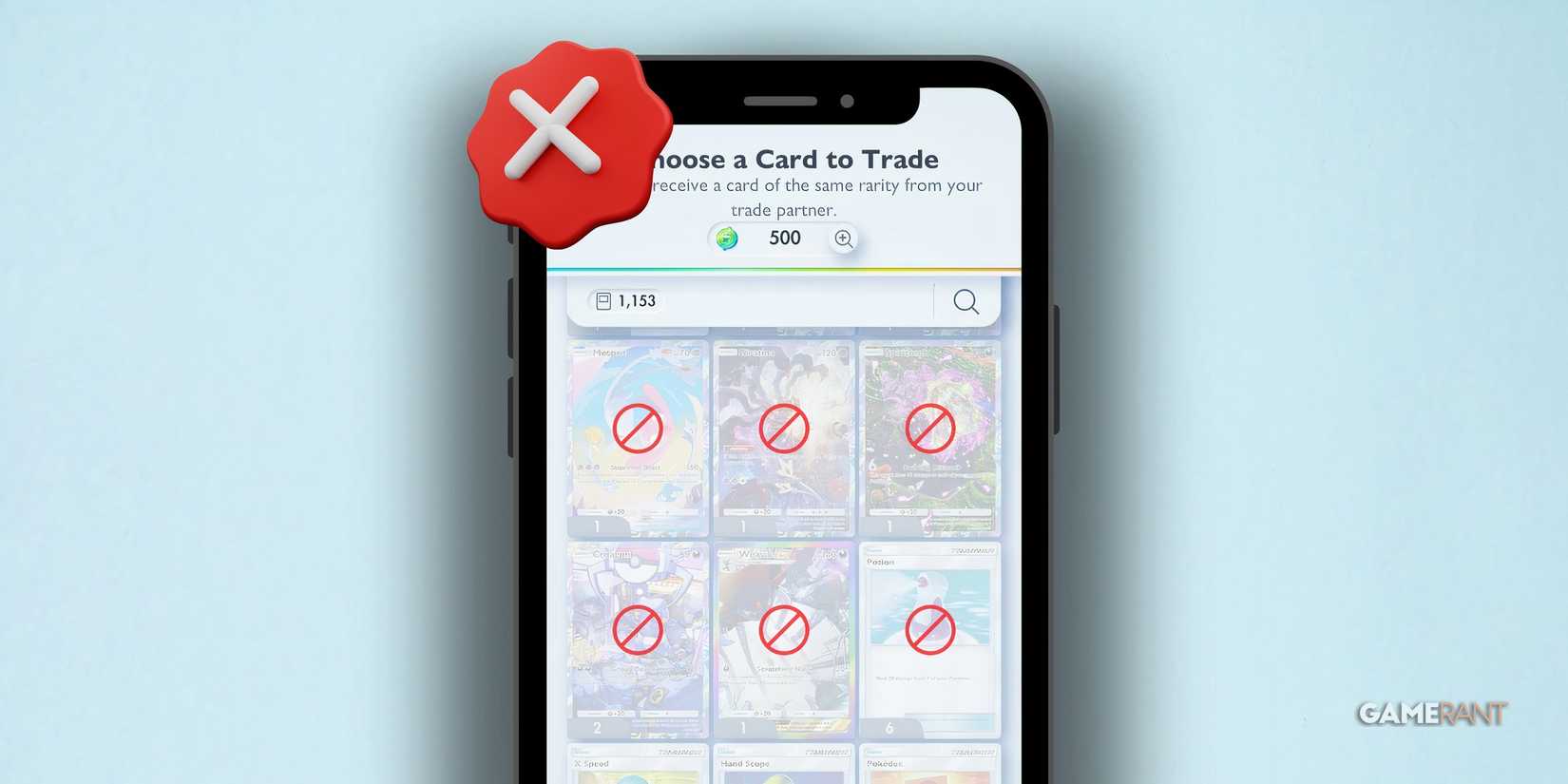 unavailable cards in pokemon pocket trading.