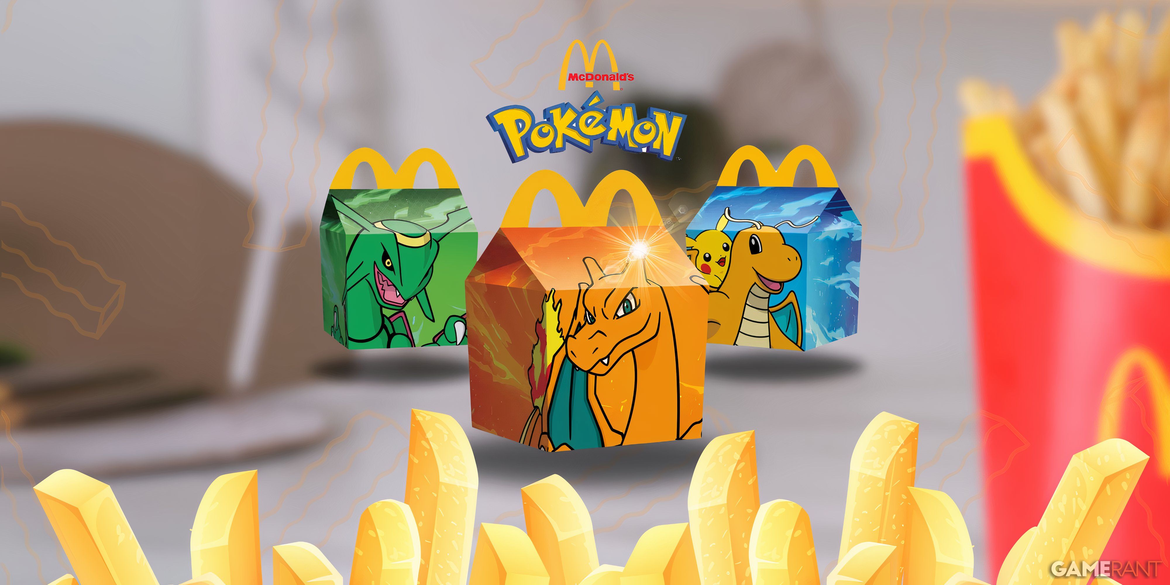 the mcdonald's and pokemon pocket collaboration poster.