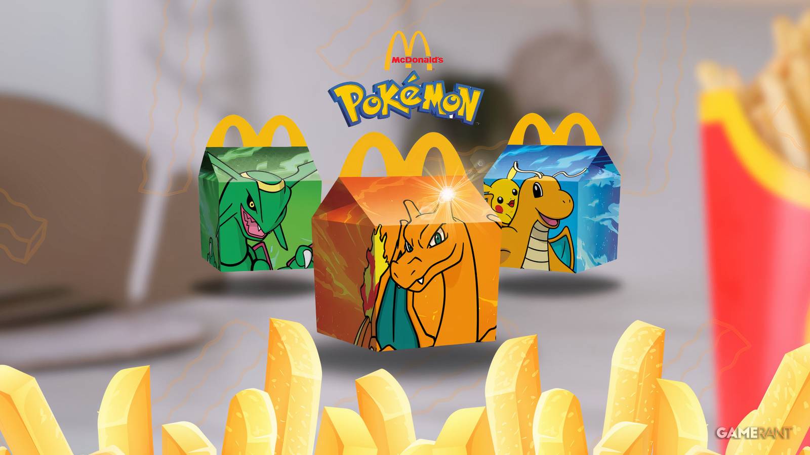 the mcdonald's and pokemon pocket collaboration poster.