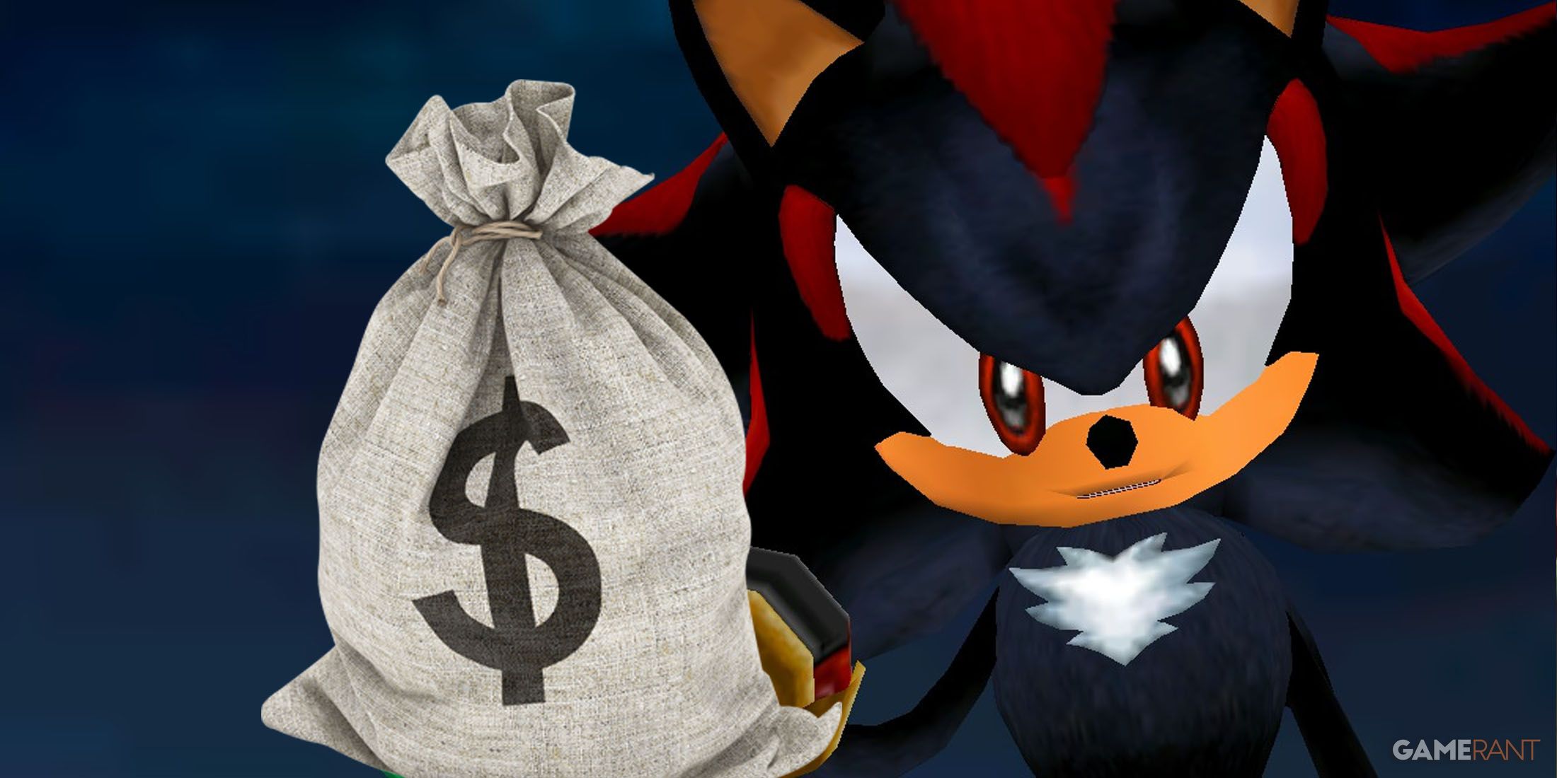 Sonic Adventure 2 Shadow Money Bag