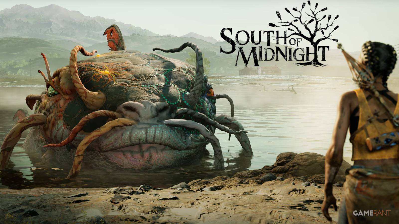 South of Midnight reveal trailer still frame big fish with game logo 2x1 composite