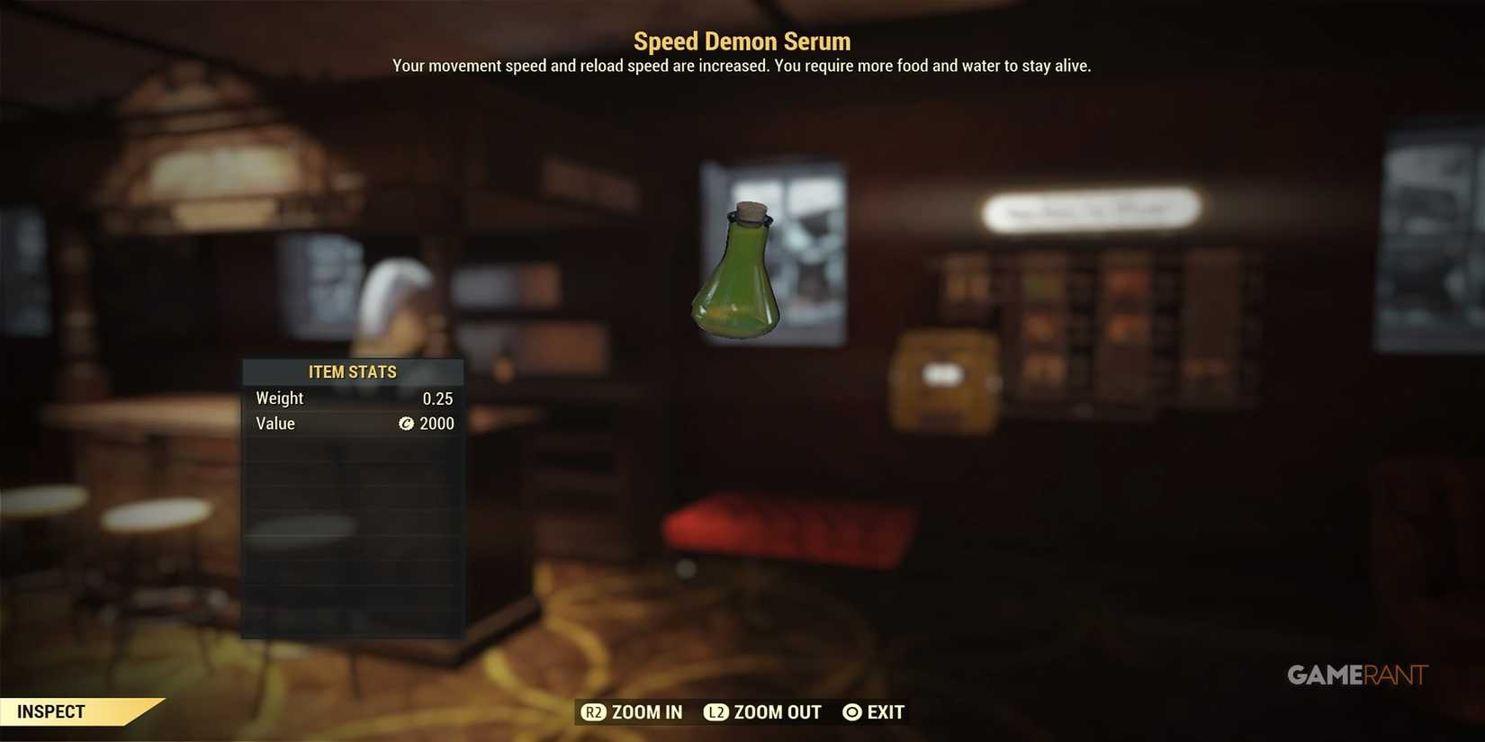 Speed Demon Mutation Fallout 76
