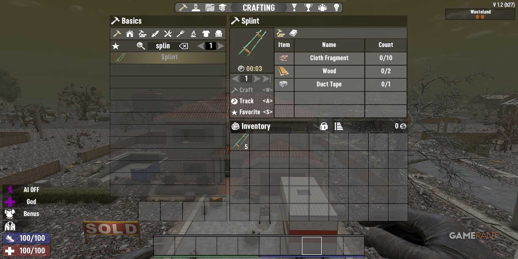 Splints In 7 Days To Die