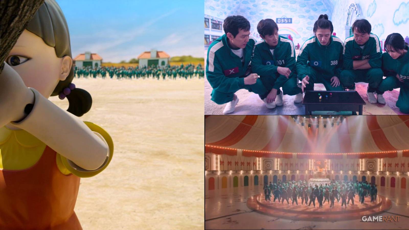 squid game games illustrations