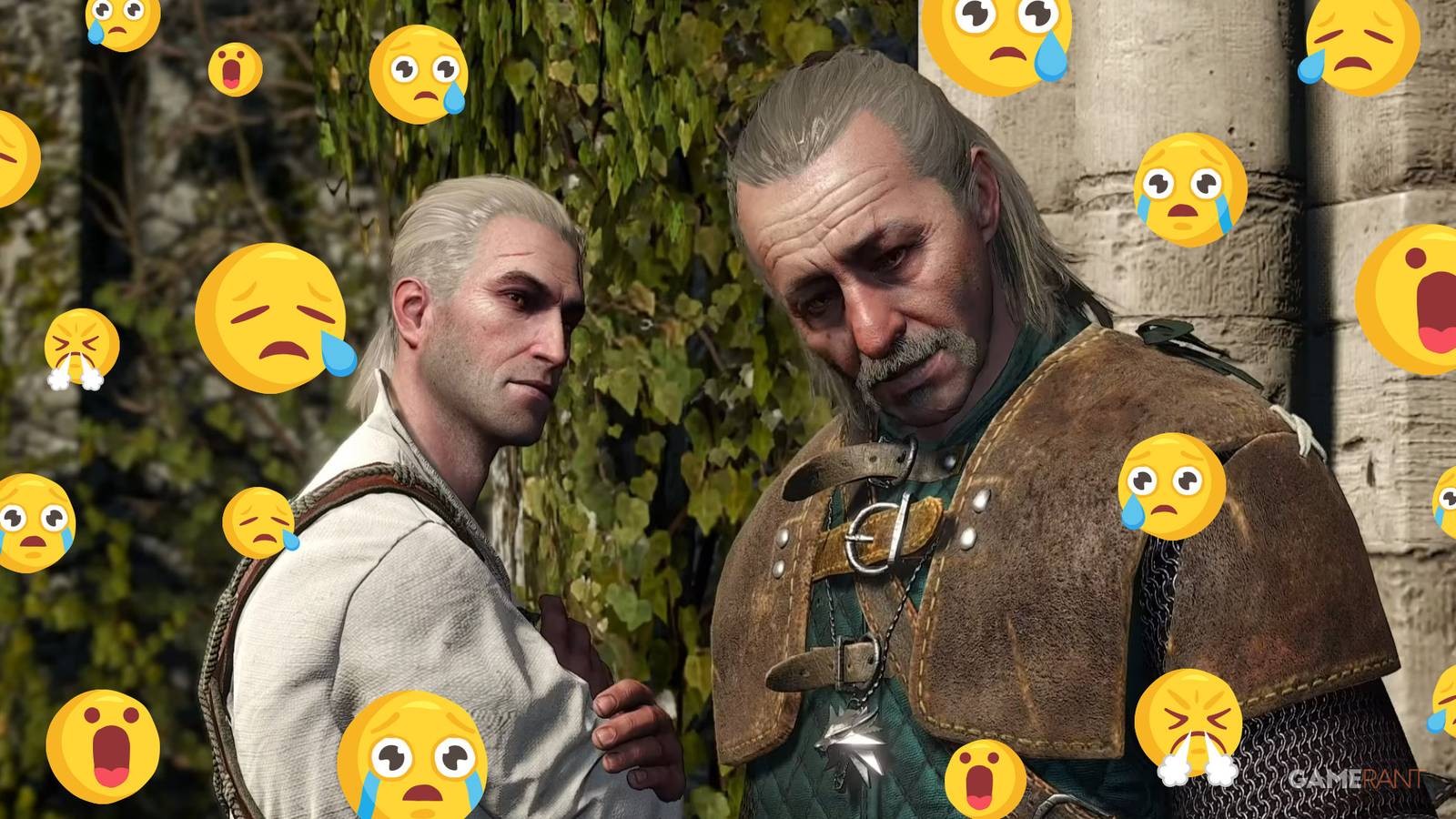 witcher-3-geralt-vesemir-wild-hunt-crying-emoji-game-rant