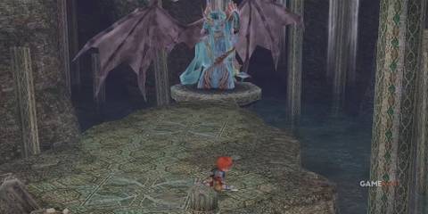 Ys Memoire_ The Oath in Felghana Ellefale raised hand-1