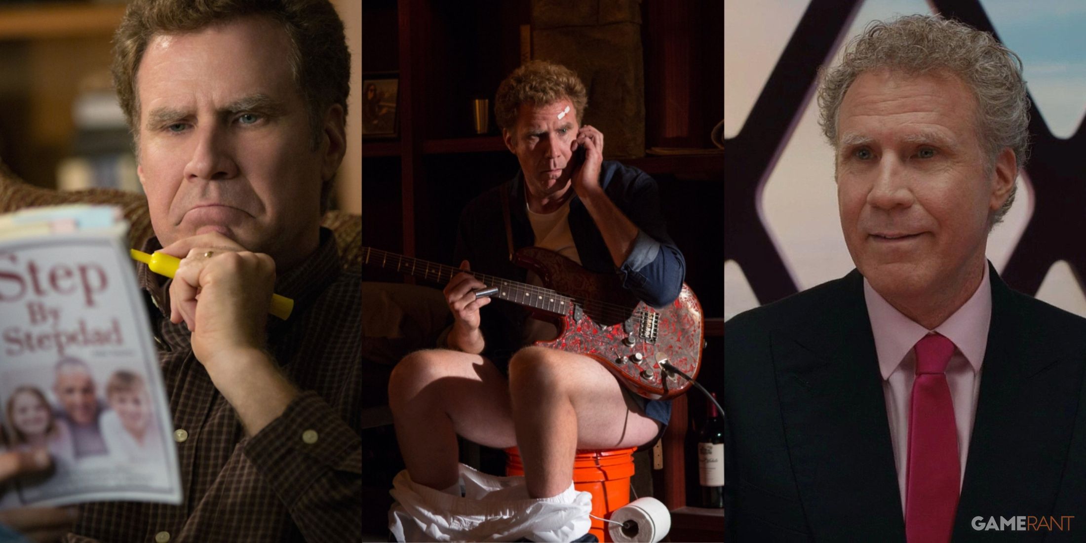 a collage of will ferrell movies