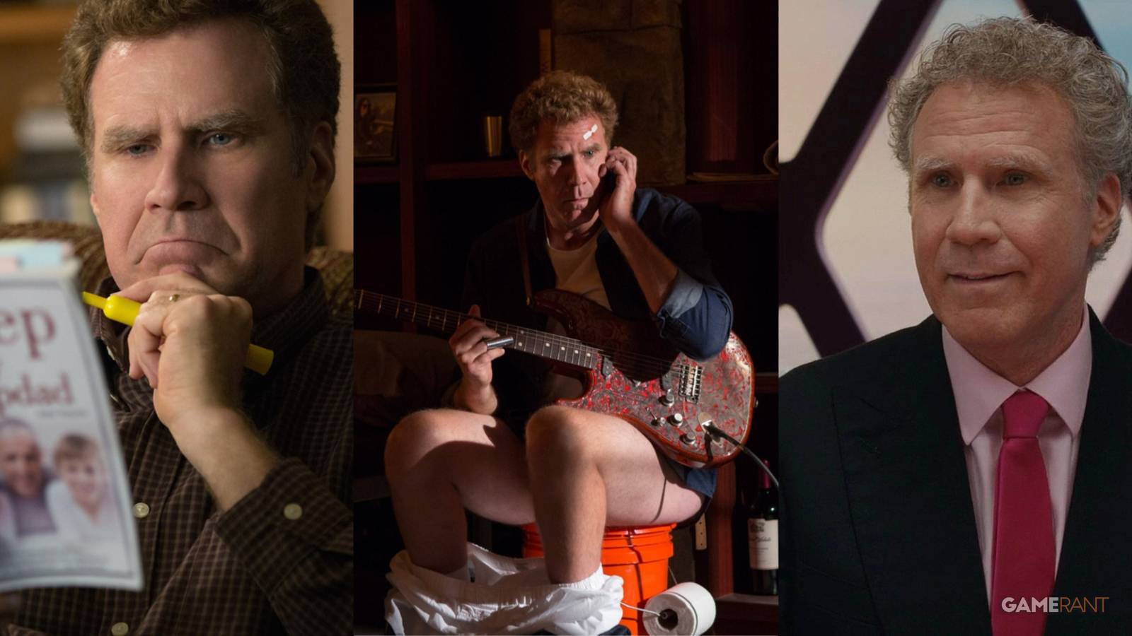 a collage of will ferrell movies
