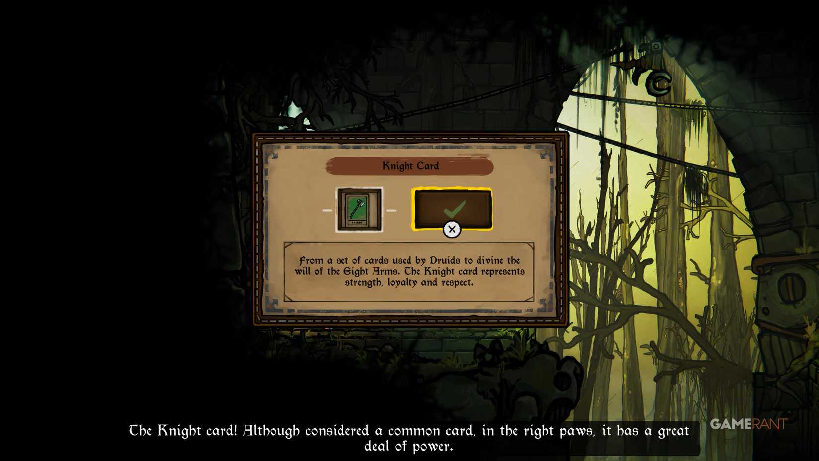 All Tarot Cards Locations In Tails Of Iron 2 Whiskers of Winter 6