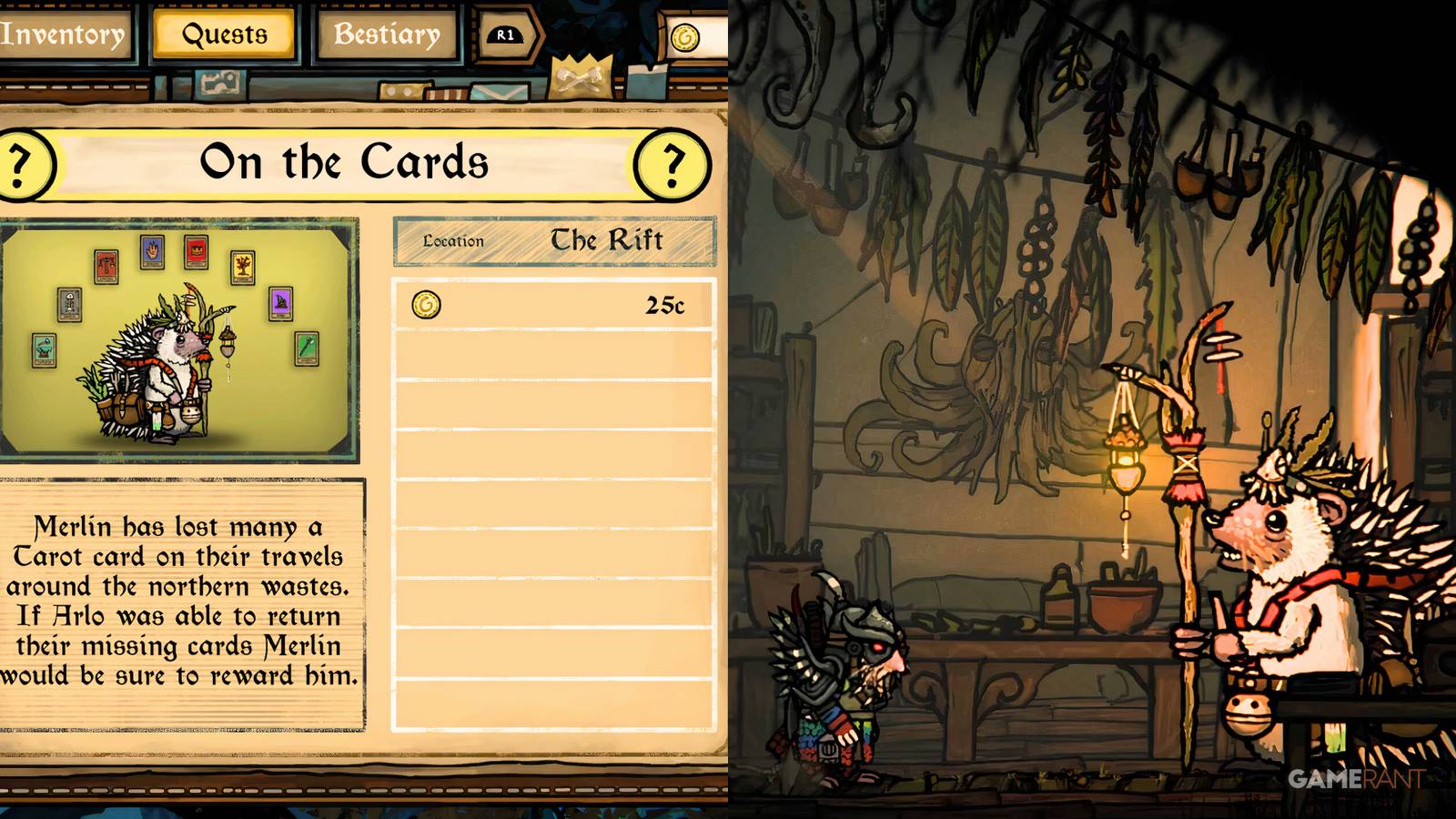 All Tarot Cards Locations In Tails Of Iron 2 Whiskers of Winter Featured Image