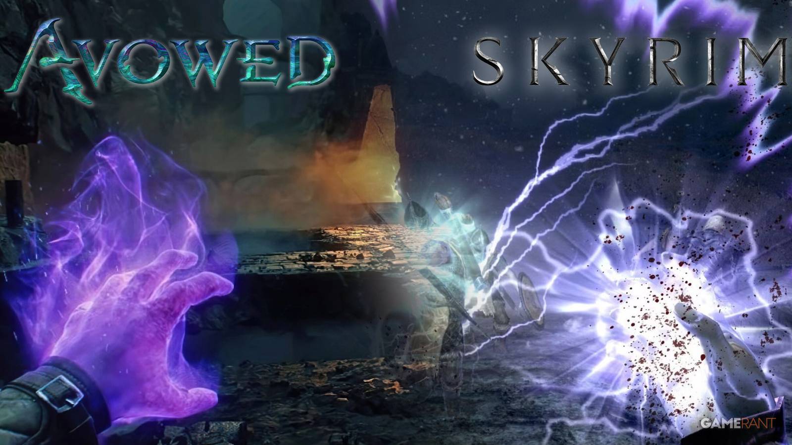 Avowed Skyrim Magic Combat Compared