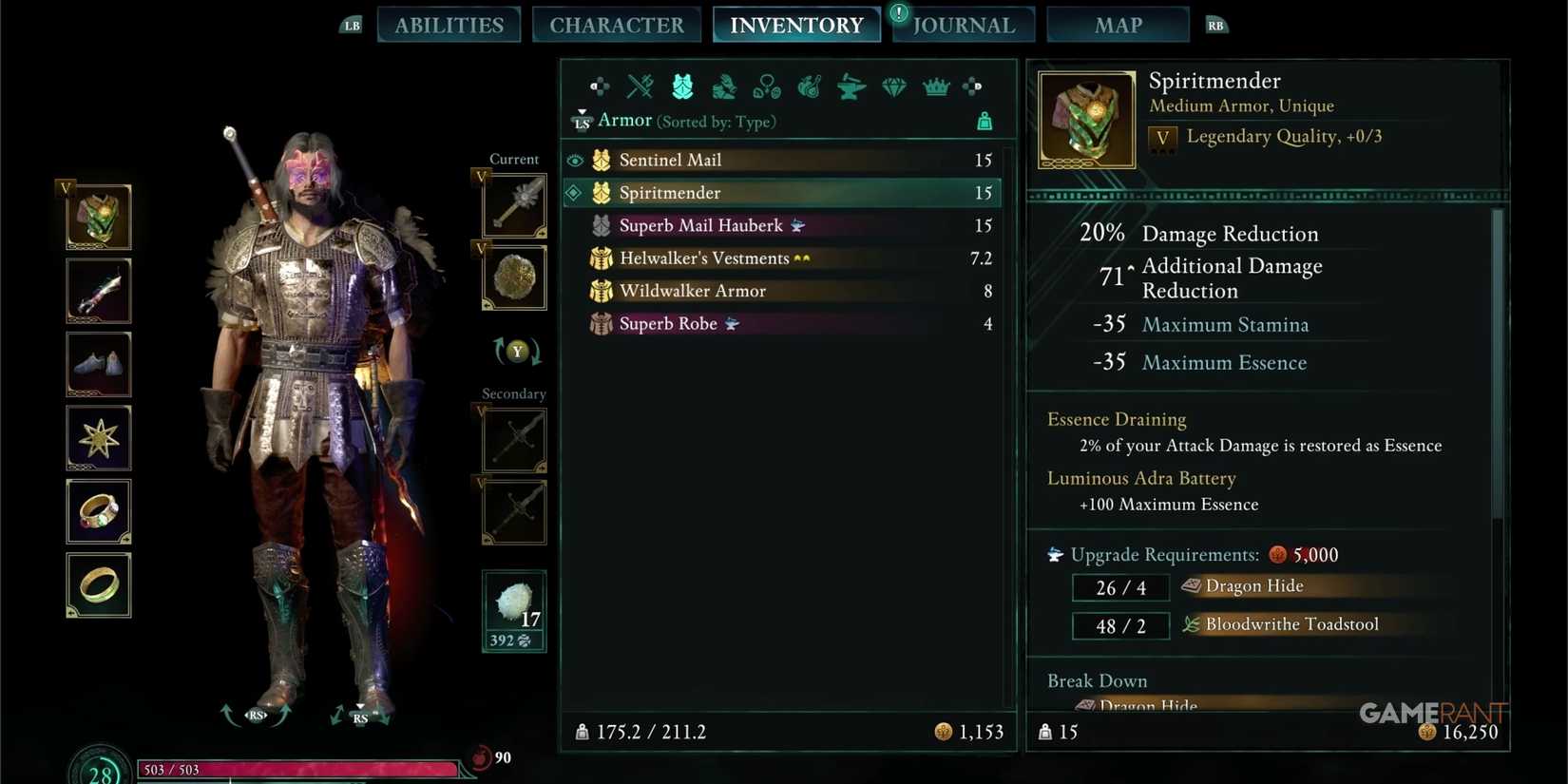 Avowed-Spiritmender-Menu