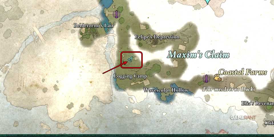 Avowed-Woodsmans-Labor-Location-Map