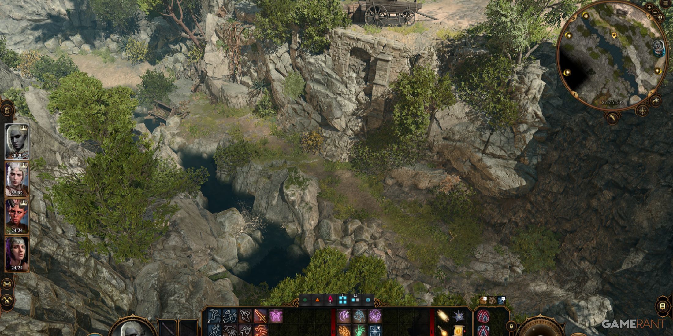 Baldur's Gate 3 - Area Below The Risen Rode - Smuggler's Ring Location