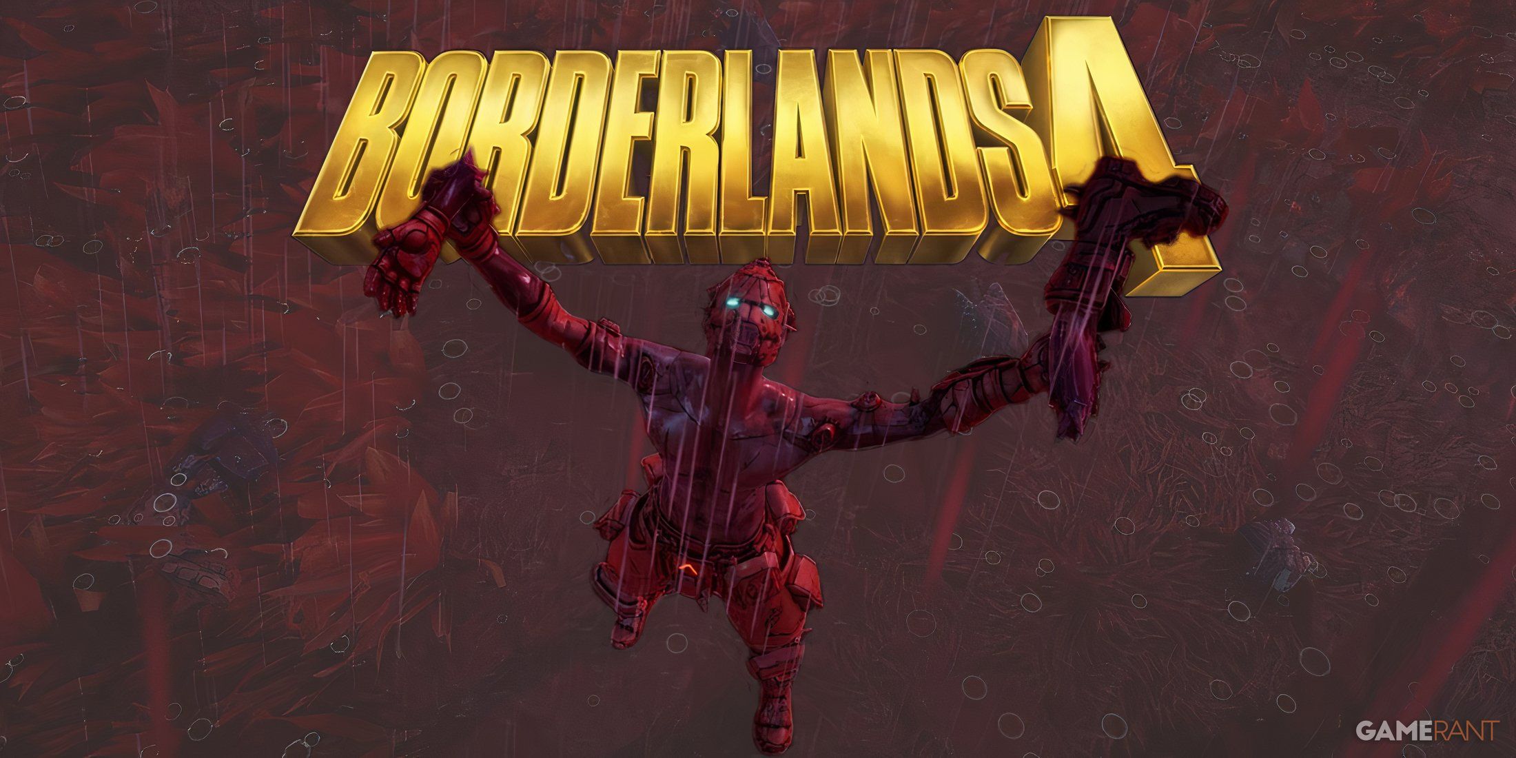 Borderlands 4 February 2025 State of Play Official Release Date Trailer Screenshot Psycho enemy Covered in Blood with logo edit GAMERANT