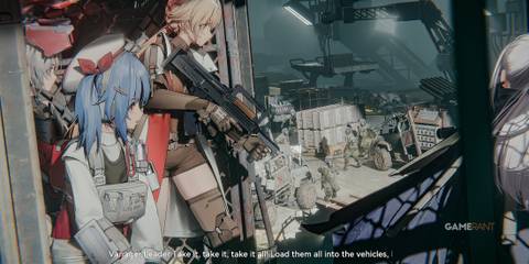 Campaign cutscene in Girls' Frontline 2: Exilium